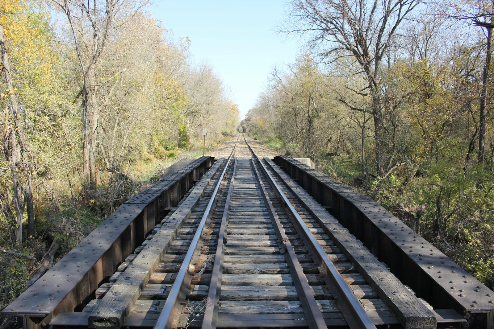 Looking east